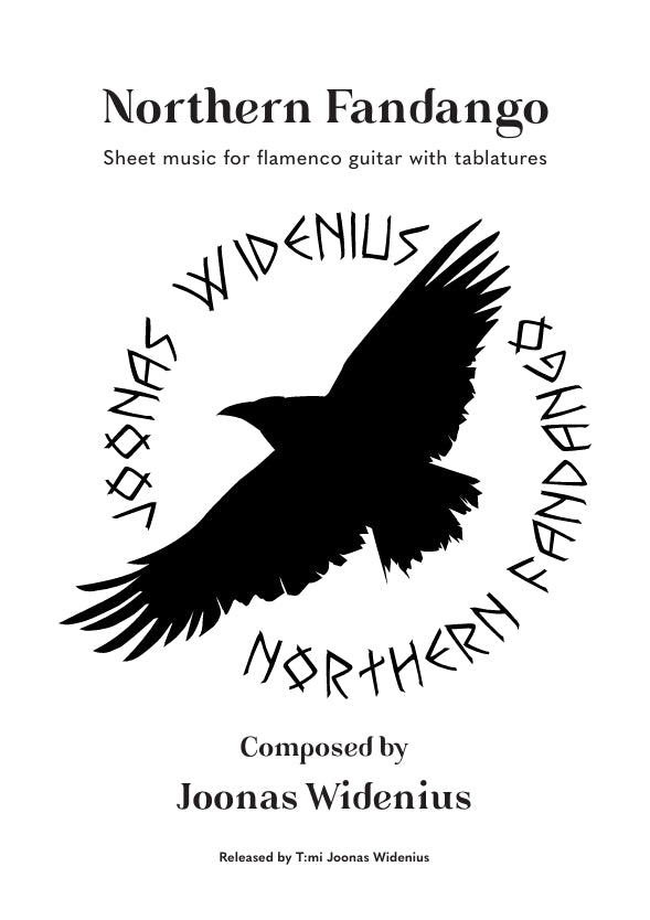 Ebook: Northern Fandango - Sheet music for flamenco guitar