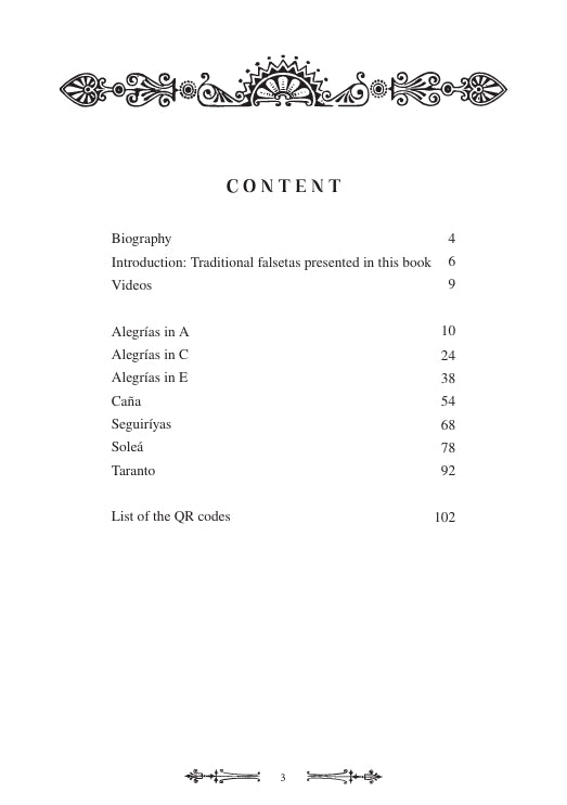 E-BOOK: Flamenco guitar lessons - Traditional falsetas for accompanying  - VOL2