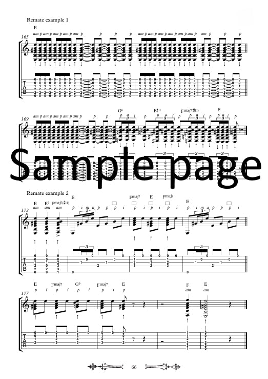 E-BOOK: Flamenco guitar lessons - Traditional falsetas for accompanying  - VOL2