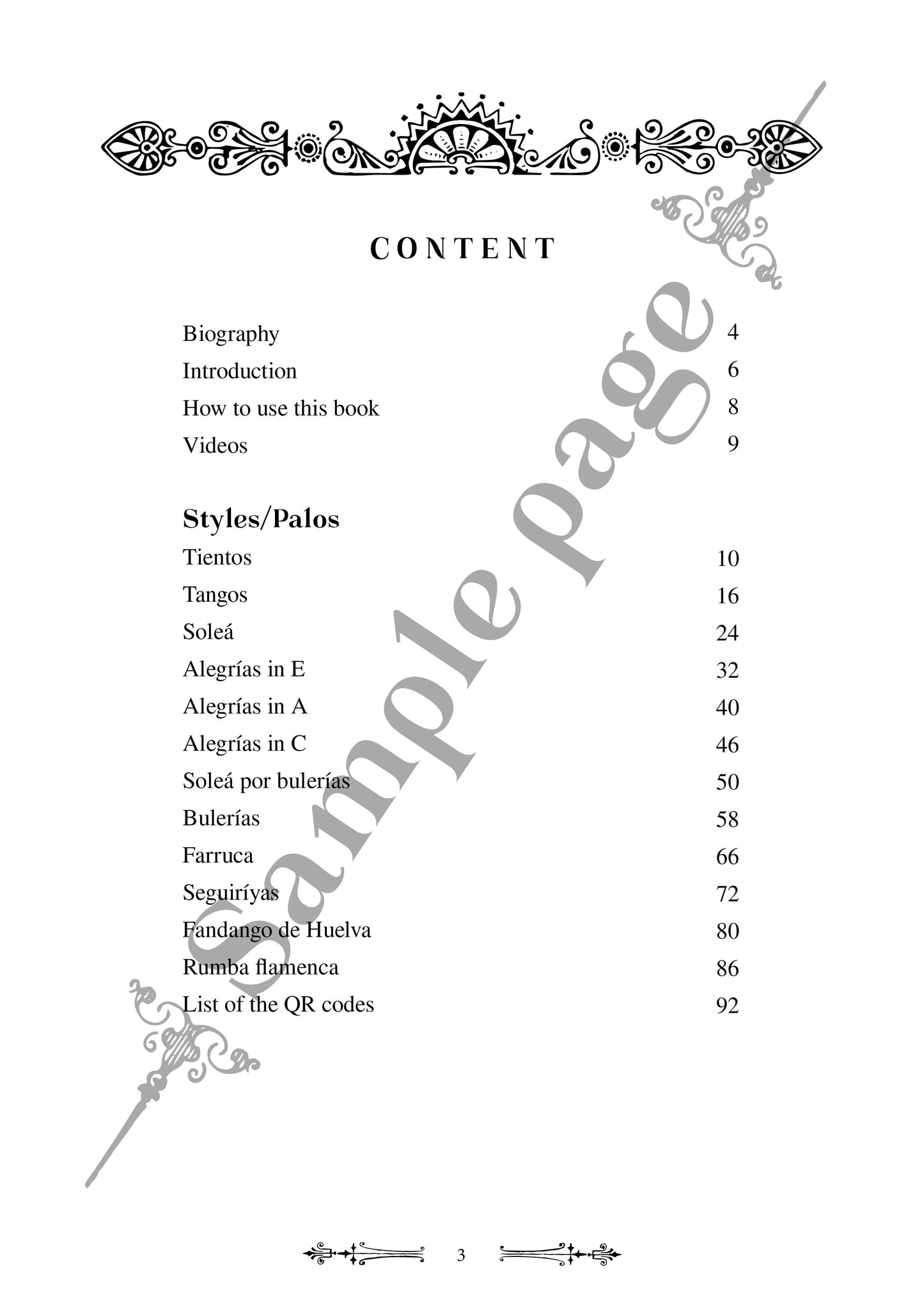 E-BOOK: Flamenco guitar lessons - Compás material - VOL1