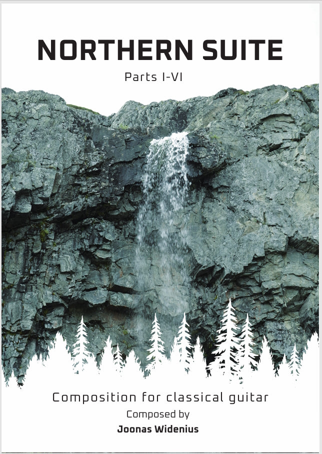 E-BOOK: Northern suite - Joonas Widenius - Parts I-V (Composition for classical guitar)